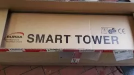 Heizstrahler Test : Die Verpackung des Powerheizstrahler Burda Smart Toer